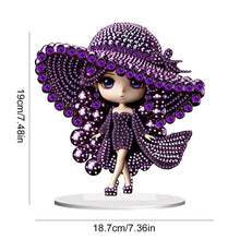 Load image into Gallery viewer, Special Shape Butterfly Girl Diamond Painting Desktop Decors Bedroom Table Decor
