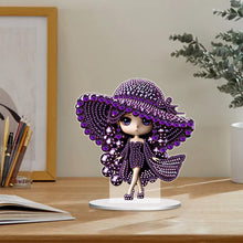 Load image into Gallery viewer, Special Shape Butterfly Girl Diamond Painting Desktop Decors Bedroom Table Decor
