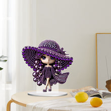 Load image into Gallery viewer, Special Shape Butterfly Girl Diamond Painting Desktop Decors Bedroom Table Decor
