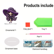 Load image into Gallery viewer, Special Shape Butterfly Girl Diamond Painting Desktop Decors Bedroom Table Decor
