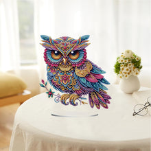 Load image into Gallery viewer, Acrylic Special Shape Owl Desktop Diamond Art Kits Rhinestones Desktop Ornaments
