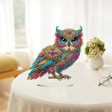 Load image into Gallery viewer, Acrylic Special Shape Owl Desktop Diamond Art Kits Rhinestones Desktop Ornaments
