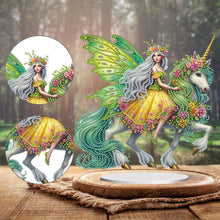 Load image into Gallery viewer, Acrylic Special Shape Unicorn Fairy Desktop Diamond Art Kits Bedroom Table Decor
