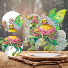 Load image into Gallery viewer, Acrylic Special Shape Unicorn Fairy Desktop Diamond Art Kits Bedroom Table Decor

