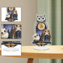 Load image into Gallery viewer, Acrylic Special Shape Flower Bird Diamond Art Clock Ornaments Kit for Home Decor

