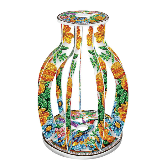Floral Diamond Painting Flower Vase Desktop Diamond Art Kits Bedroom Table Decor