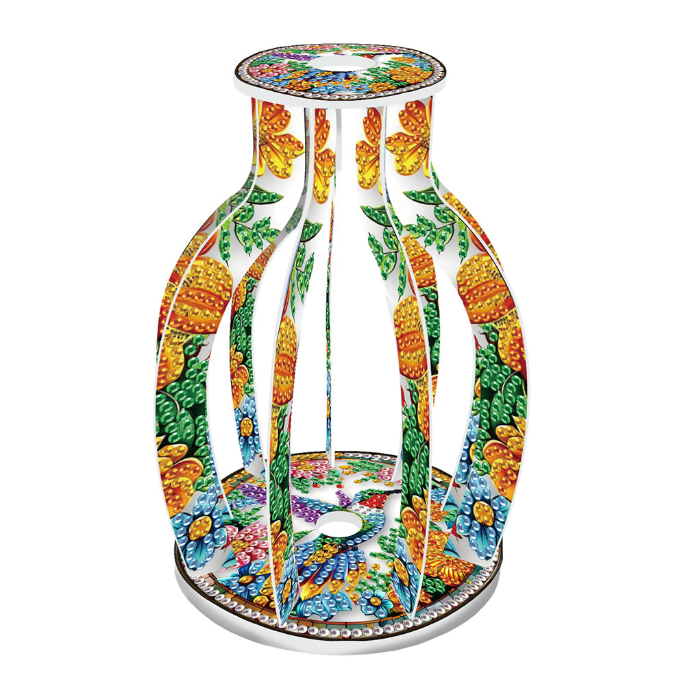 Floral Diamond Painting Flower Vase Desktop Diamond Art Kits Bedroom Table Decor