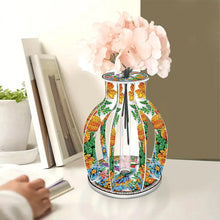 Load image into Gallery viewer, Floral Diamond Painting Flower Vase Desktop Diamond Art Kits Bedroom Table Decor
