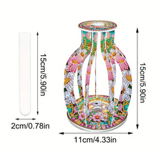 Load image into Gallery viewer, Floral Diamond Painting Flower Vase Desktop Diamond Art Kits Bedroom Table Decor
