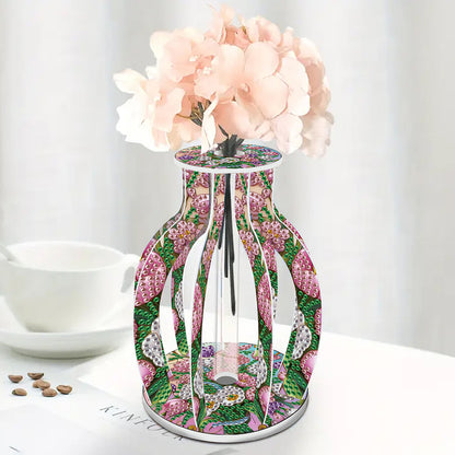 Floral Diamond Painting Flower Vase Desktop Diamond Art Kits Bedroom Table Decor