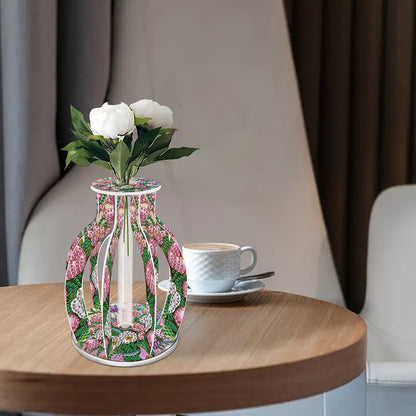 Floral Diamond Painting Flower Vase Desktop Diamond Art Kits Bedroom Table Decor