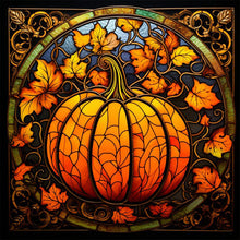 Load image into Gallery viewer, AB Diamond Painting - Full Round - Pumpkin Glass Painting (40*40CM)
