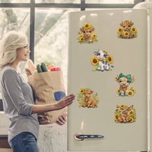 Load image into Gallery viewer, 6Pcs Acrylic Bee Diamond Art Magnets Decals Diamond Painting Refrigerator Magnet
