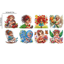 Load image into Gallery viewer, 8 Pcs 5D Diamond Painting Sticker Kit Diamond Art Stickers for Adults Beginners
