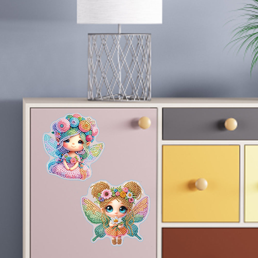 8 Pcs 5D Diamond Painting Sticker Kit Diamond Art Stickers for Adults Beginners
