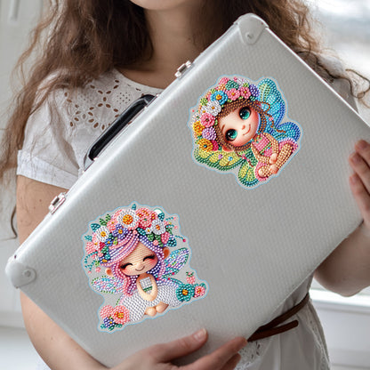 8 Pcs 5D Diamond Painting Sticker Kit Diamond Art Stickers for Adults Beginners