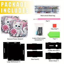 Load image into Gallery viewer, Wooden Beautiful Pattern Diamond Painting Change Holder Case Ornament for Adults
