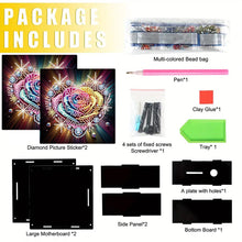 Load image into Gallery viewer, Wooden Beautiful Pattern Diamond Painting Change Holder Case Ornament for Adults
