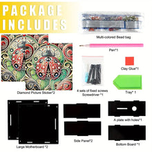 Load image into Gallery viewer, Wooden Beautiful Pattern Diamond Painting Change Holder Case Ornament for Adults
