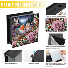 Load image into Gallery viewer, Wooden Beautiful Pattern Diamond Painting Change Holder Case Ornament for Adults
