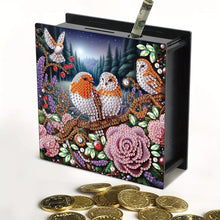 Load image into Gallery viewer, Wooden Beautiful Pattern Diamond Painting Change Holder Case Ornament for Adults
