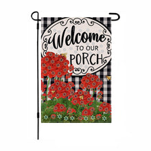 Load image into Gallery viewer, Spring Tulip 5D DIY Diamond Outdoor Flags Double Sided Diamond Art Vertical Flag
