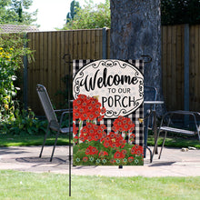 Load image into Gallery viewer, Spring Tulip 5D DIY Diamond Outdoor Flags Double Sided Diamond Art Vertical Flag
