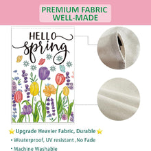 Load image into Gallery viewer, Spring Tulip 5D DIY Diamond Outdoor Flags Double Sided Diamond Art Vertical Flag

