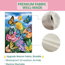 Load image into Gallery viewer, Spring Tulip 5D DIY Diamond Outdoor Flags Double Sided Diamond Art Vertical Flag
