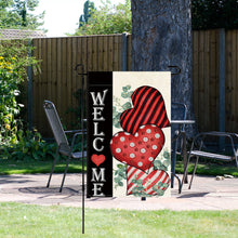 Load image into Gallery viewer, Spring Tulip 5D DIY Diamond Outdoor Flags Double Sided Diamond Art Vertical Flag
