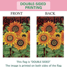 Load image into Gallery viewer, Spring Tulip 5D DIY Diamond Outdoor Flags Double Sided Diamond Art Vertical Flag
