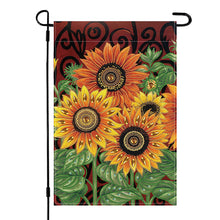 Load image into Gallery viewer, Spring Tulip 5D DIY Diamond Outdoor Flags Double Sided Diamond Art Vertical Flag
