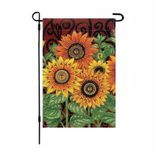 Load image into Gallery viewer, Spring Tulip 5D DIY Diamond Outdoor Flags Double Sided Diamond Art Vertical Flag
