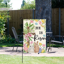 Load image into Gallery viewer, Rabbit Easter Egg Cross Diamond Painting Garden Flag for Garden Patio Yard Lawn
