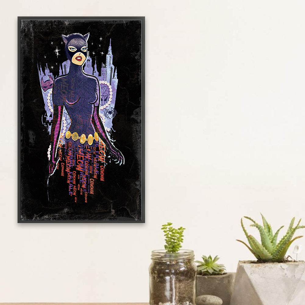Diamond Painting - Full Square - Catwoman (30*50CM)