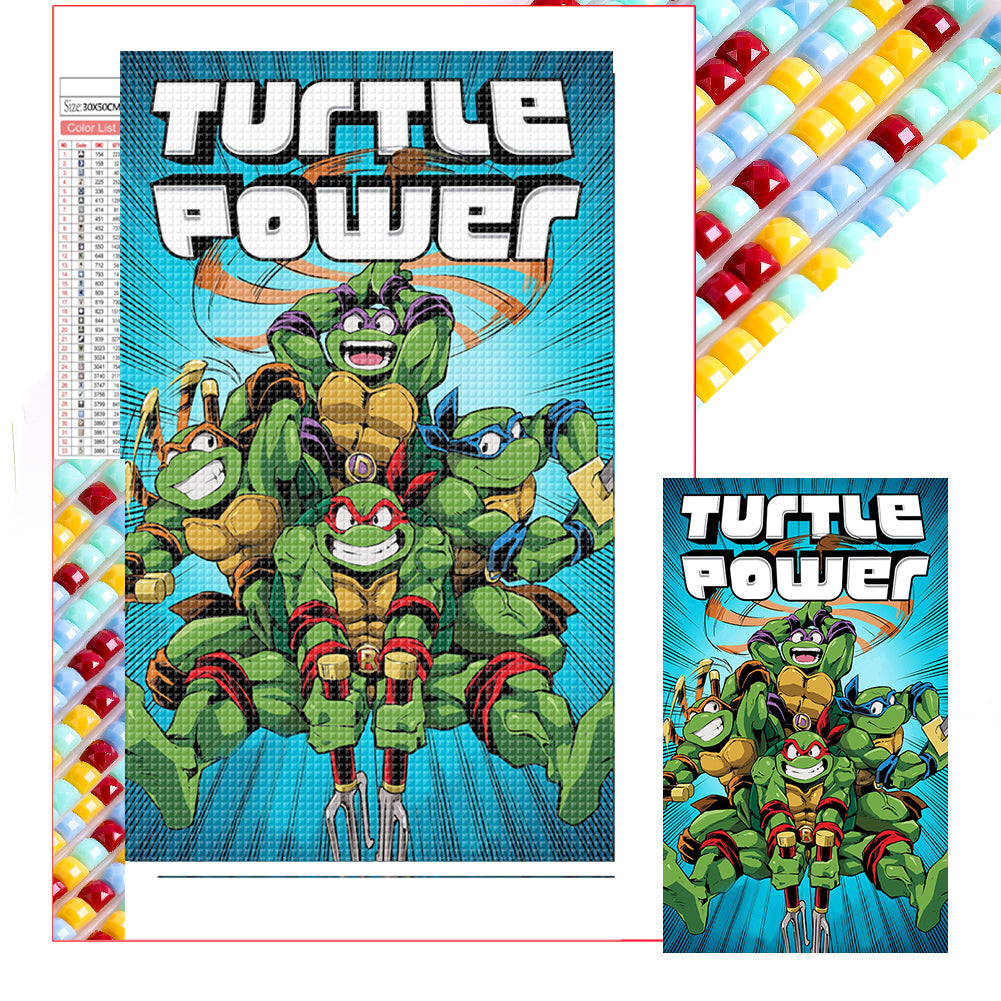 Diamond Painting - Full Square - Teenage Mutant Ninja Turtles (30*50CM)