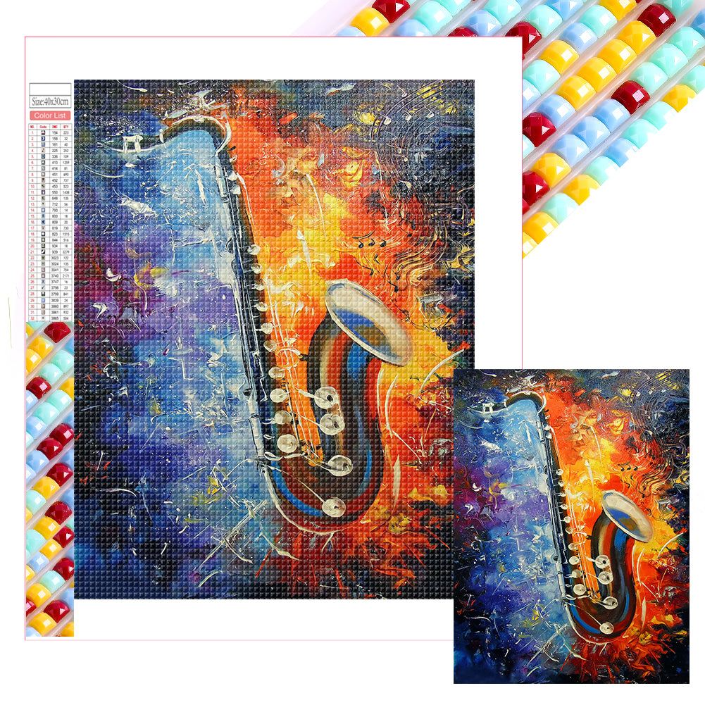 Diamond Painting - Full Square - Saxophone (30*40CM)