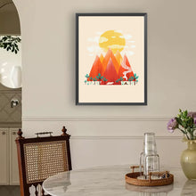 Load image into Gallery viewer, Diamond Painting - Full Round - Mountain And Sun (30*40CM)
