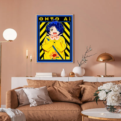 Diamond Painting - Full Round - Cartoon Girl (30*40CM)