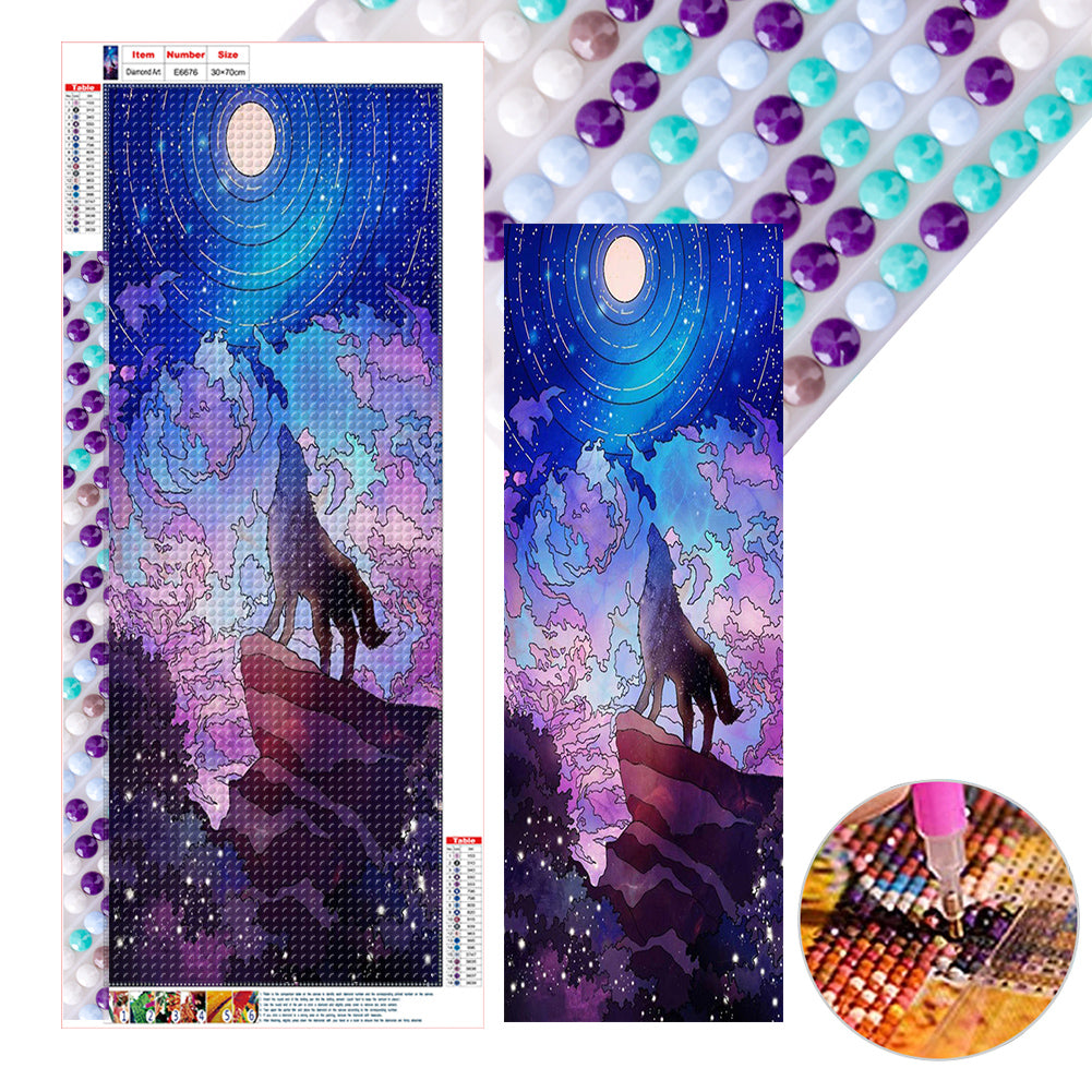 Diamond Painting - Full Round - Wolf (30*70CM)