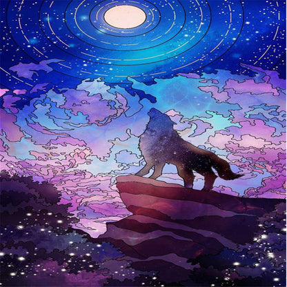 Diamond Painting - Full Round - Wolf (30*70CM)