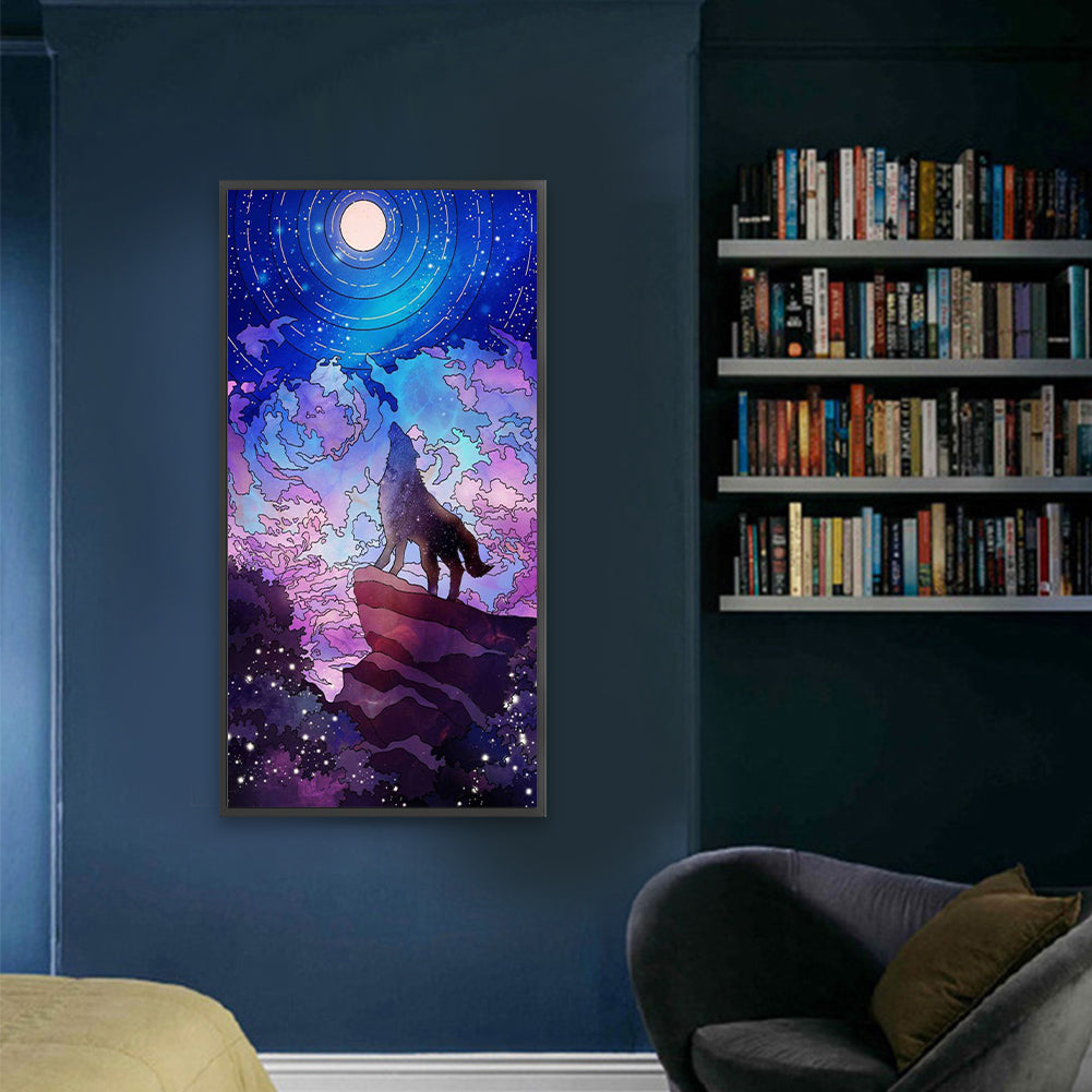 Diamond Painting - Full Round - Wolf (30*70CM)