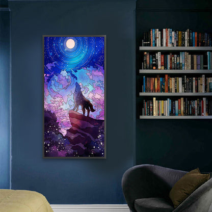 Diamond Painting - Full Round - Wolf (30*70CM)