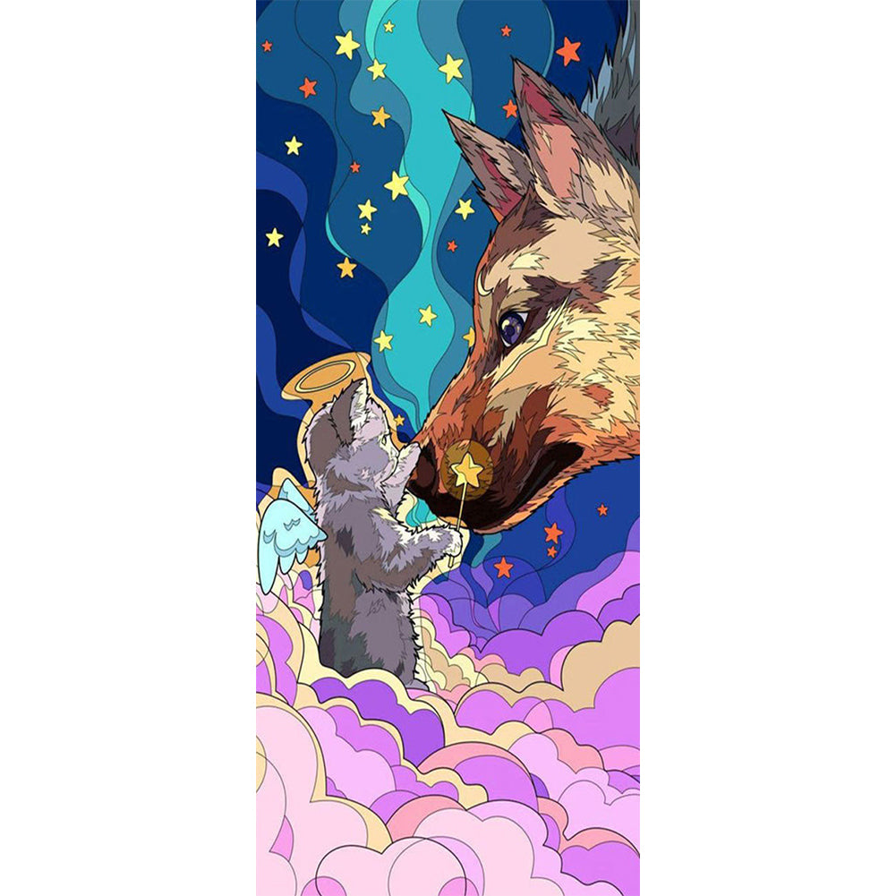 Diamond Painting - Full Round - Wolf (30*70CM)