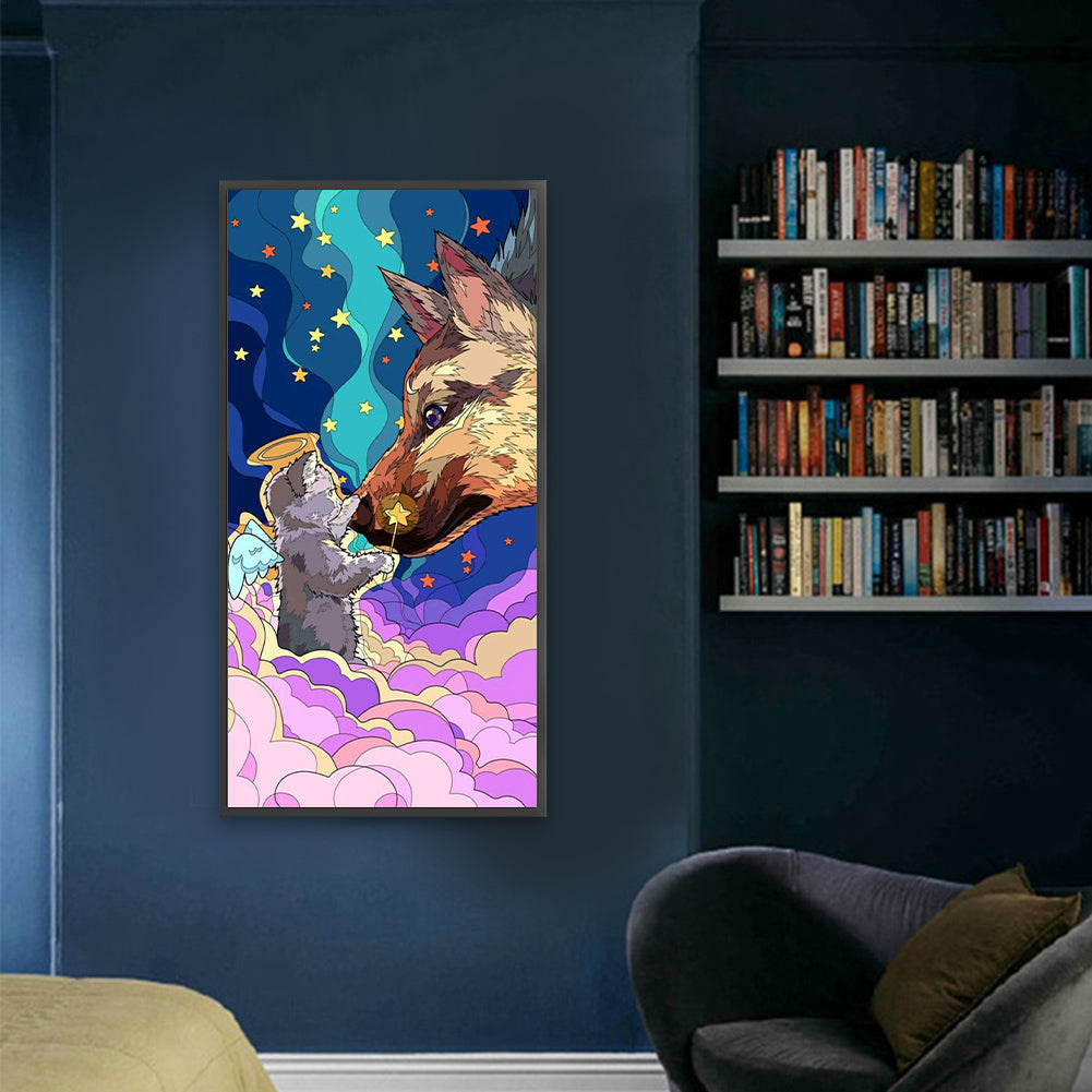 Diamond Painting - Full Round - Wolf (30*70CM)