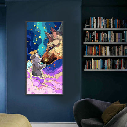 Diamond Painting - Full Round - Wolf (30*70CM)
