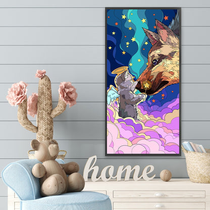Diamond Painting - Full Round - Wolf (30*70CM)