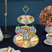 Load image into Gallery viewer, 3 Tier Animal Crystal Display Rack Kit 5D DIY Shelf Art Craft Set for Home Decor
