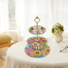 Load image into Gallery viewer, 3 Tier Animal Crystal Display Rack Kit 5D DIY Shelf Art Craft Set for Home Decor
