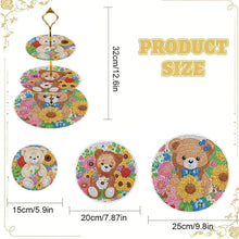 Load image into Gallery viewer, 3 Tier Animal Crystal Display Rack Kit 5D DIY Shelf Art Craft Set for Home Decor
